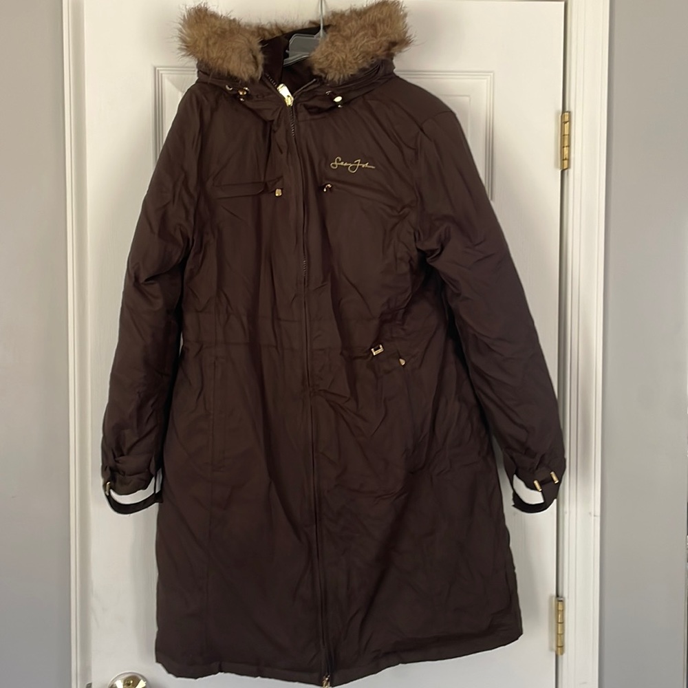 Brown Womens Sean Jean coat